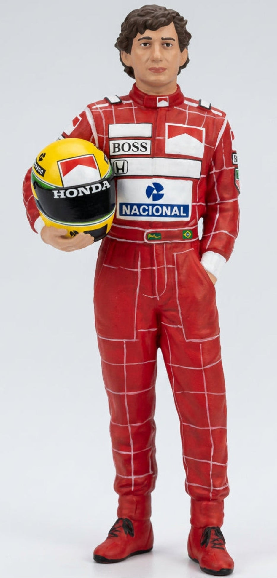 Ayrton Senna Rennfahrer Ferrari 1:18